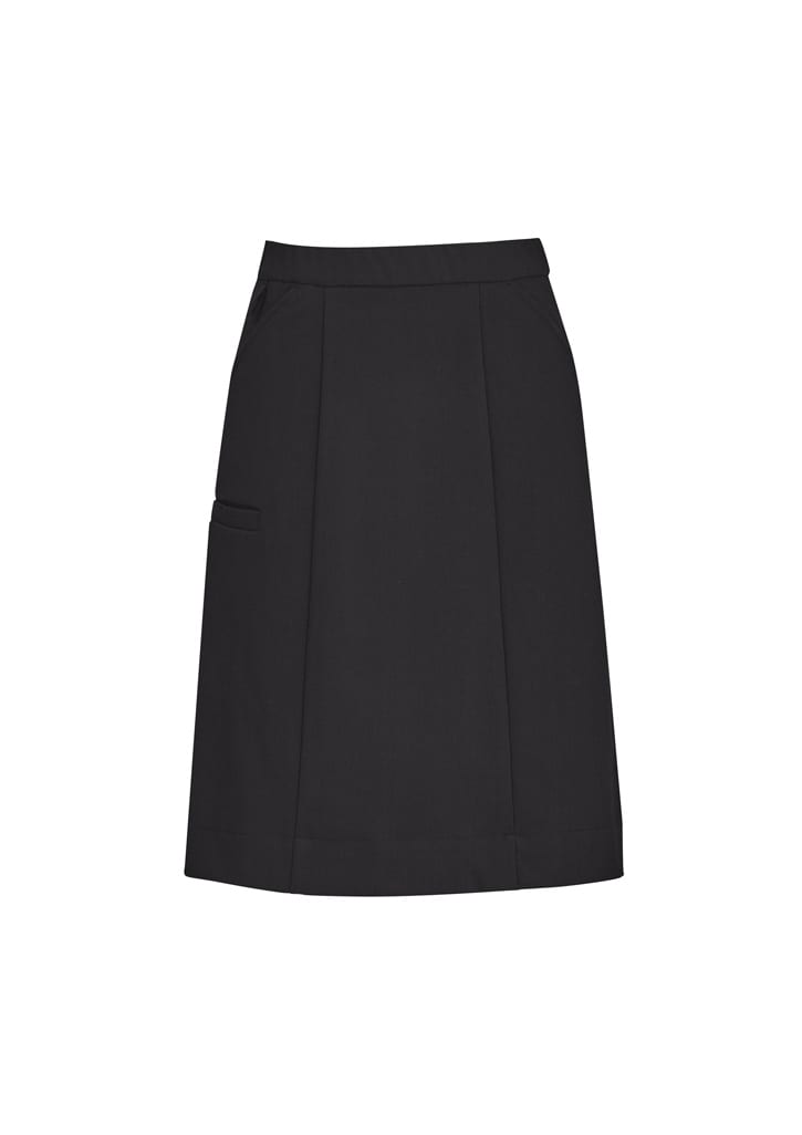 Womens Comfort Waist Cargo Skirt - CL956LS Image Charcoal