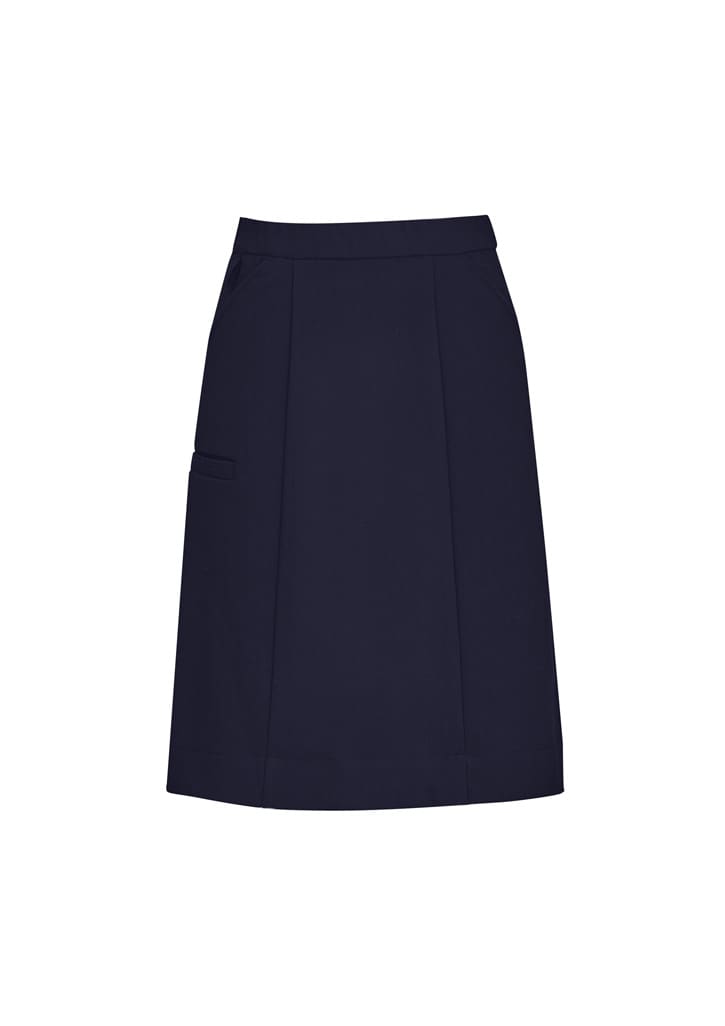 Womens Comfort Waist Cargo Skirt - CL956LS Image Navy