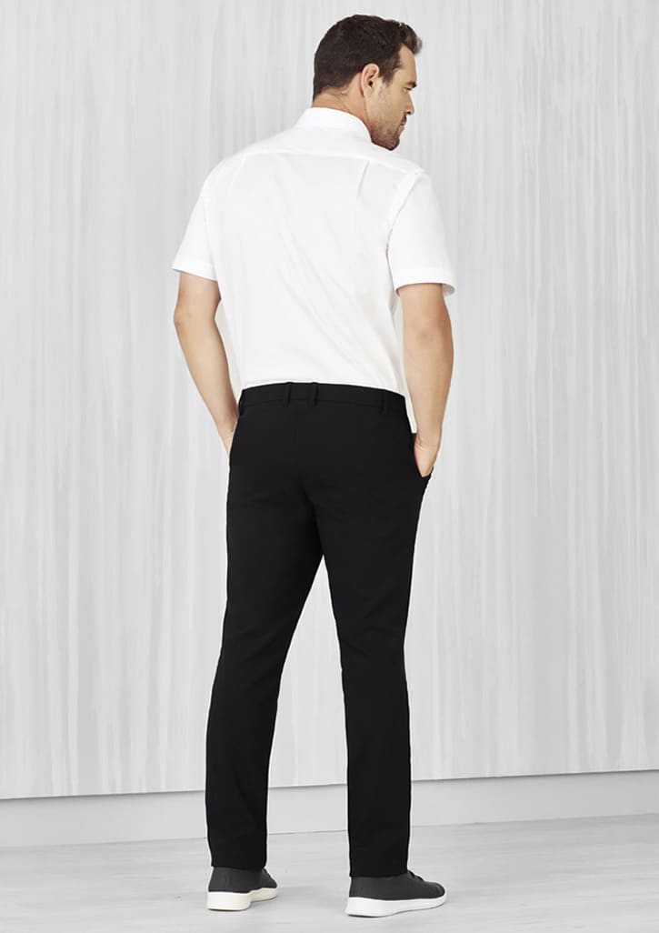 Mens Comfort Waist Flat Front Pant - CL958ML Image