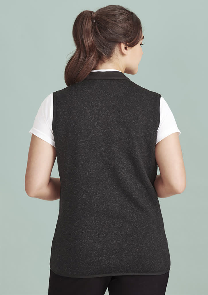 Womens Nova Zip Front Vest - CO343LV Image 