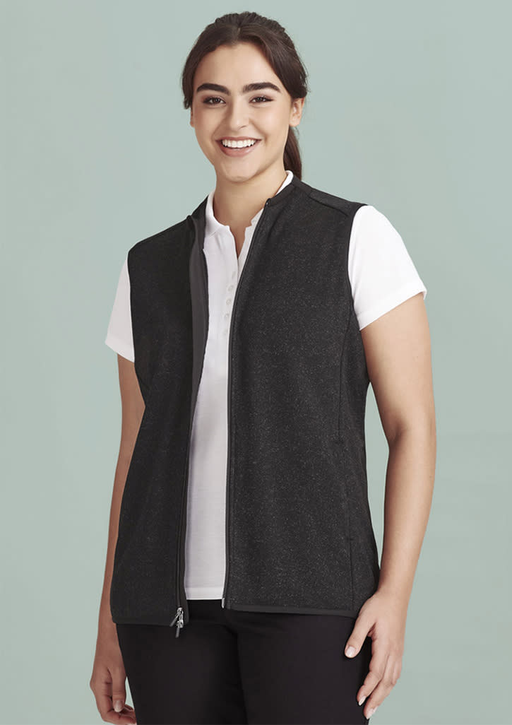 Womens Nova Zip Front Vest - CO343LV Image 