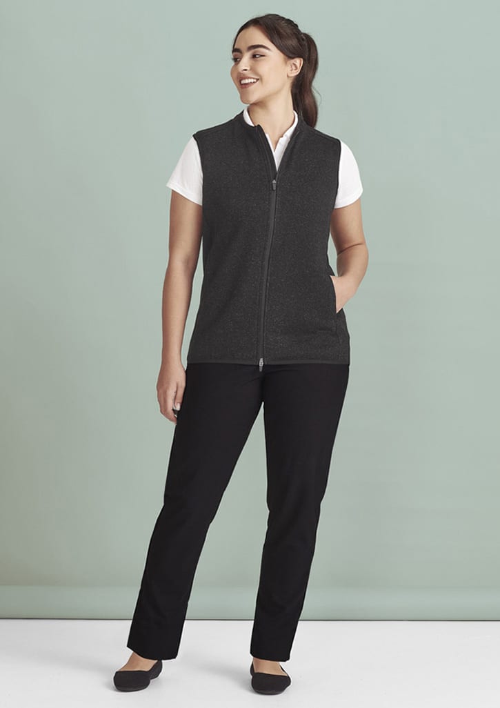 Womens Nova Zip Front Vest - CO343LV Image 