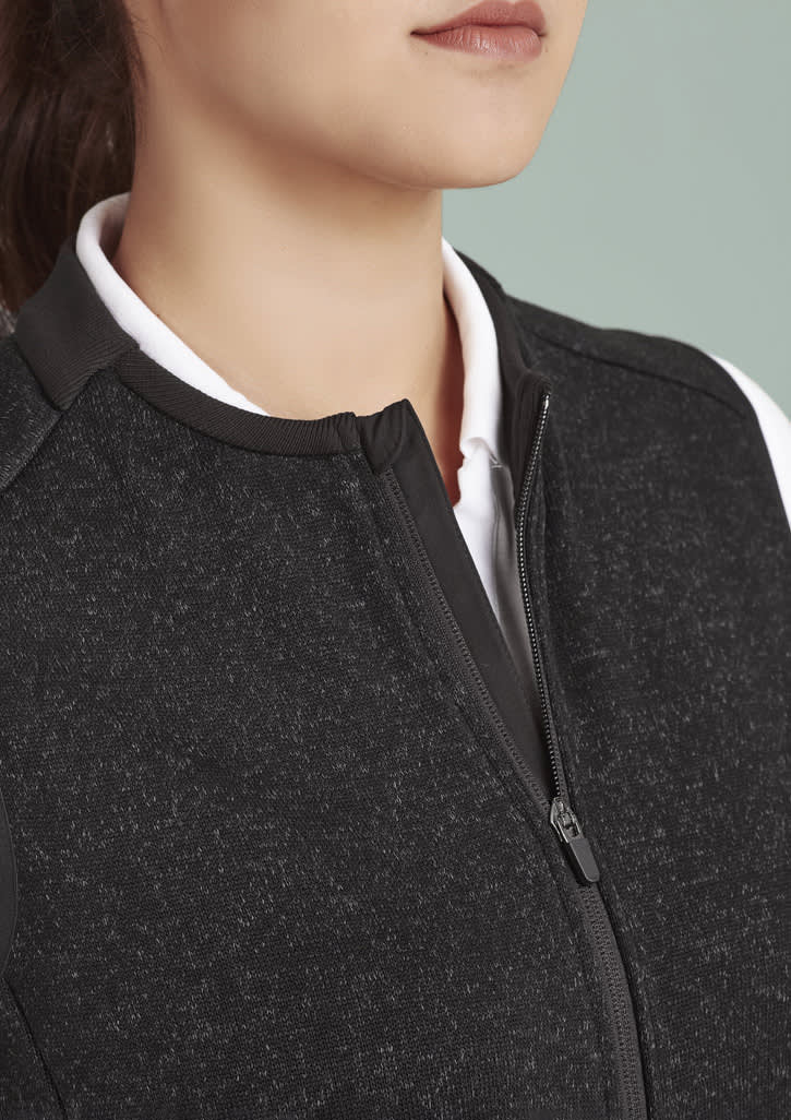 Womens Nova Zip Front Vest - CO343LV Image 