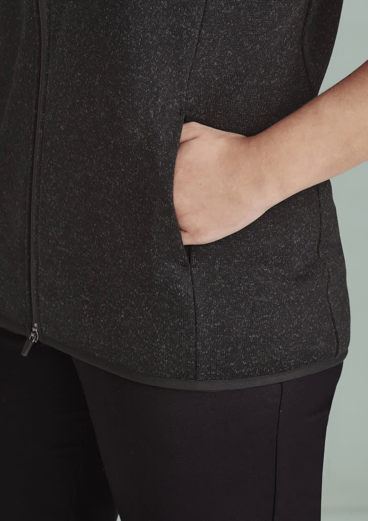 Womens Nova Zip Front Vest - CO343LV Image 