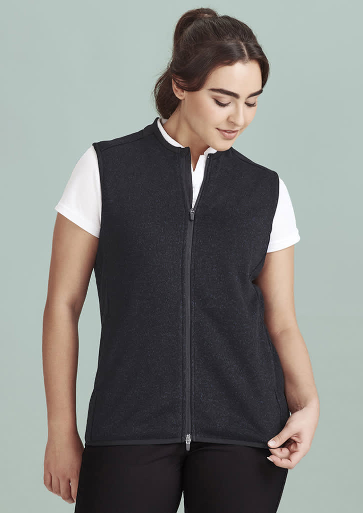 Womens Nova Zip Front Vest - CO343LV Image 