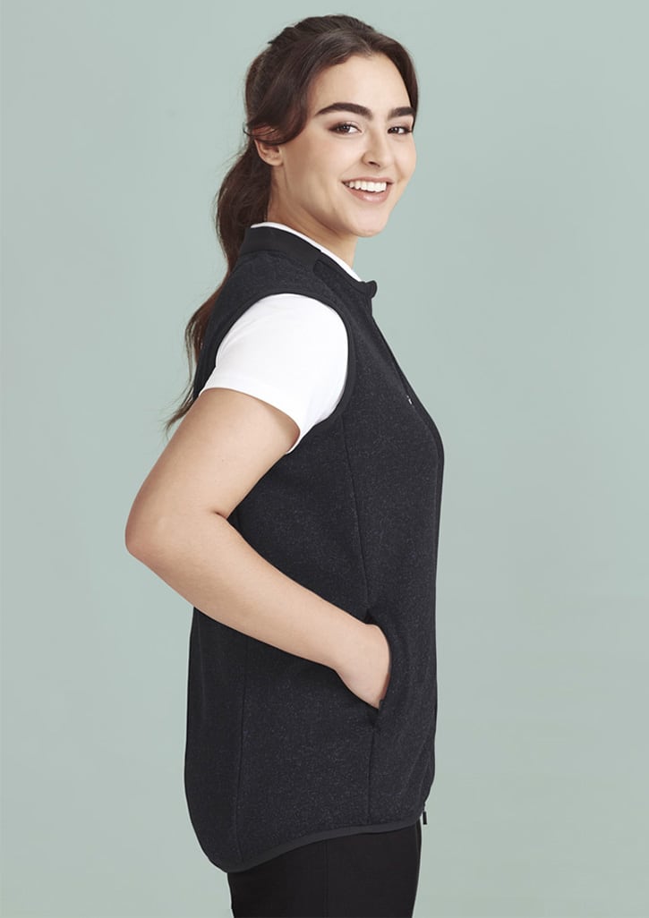 Womens Nova Zip Front Vest - CO343LV Image 