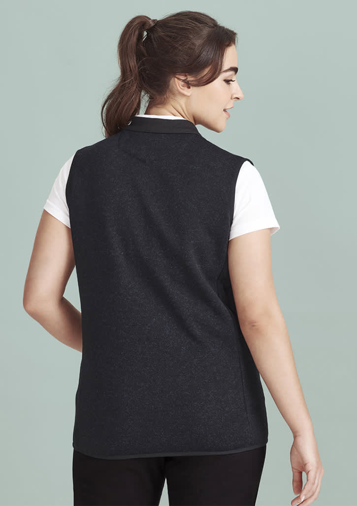 Womens Nova Zip Front Vest - CO343LV Image 