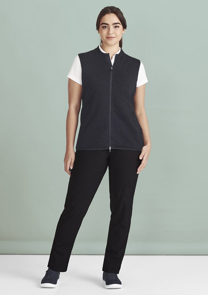 Womens Nova Zip Front Vest - CO343LV Image 