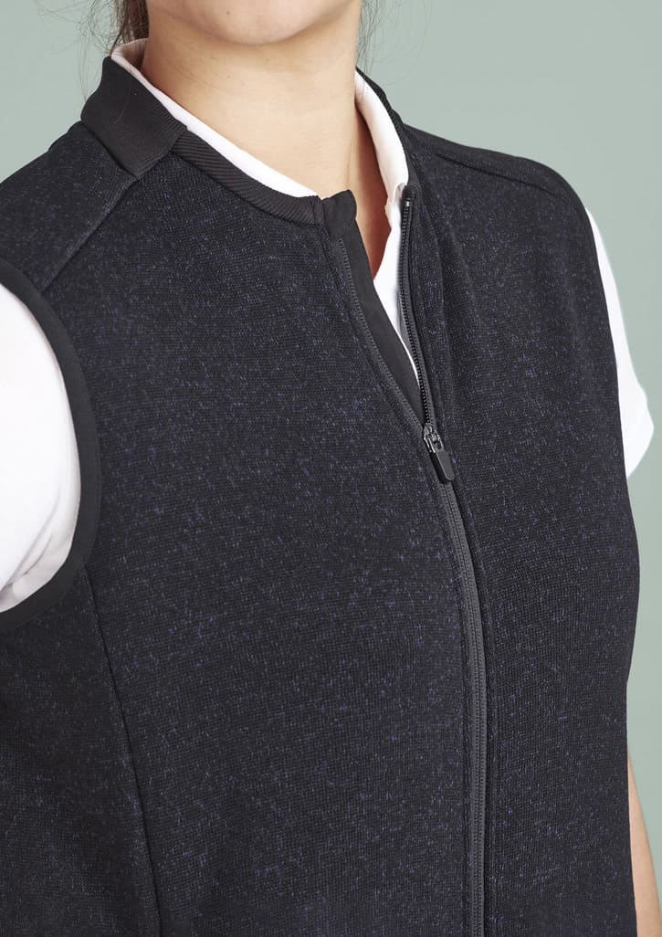 Womens Nova Zip Front Vest - CO343LV Image 