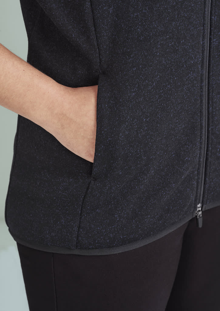 Womens Nova Zip Front Vest FA-CO343LV