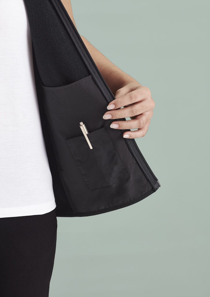 Womens Nova Zip Front Vest FA-CO343LV