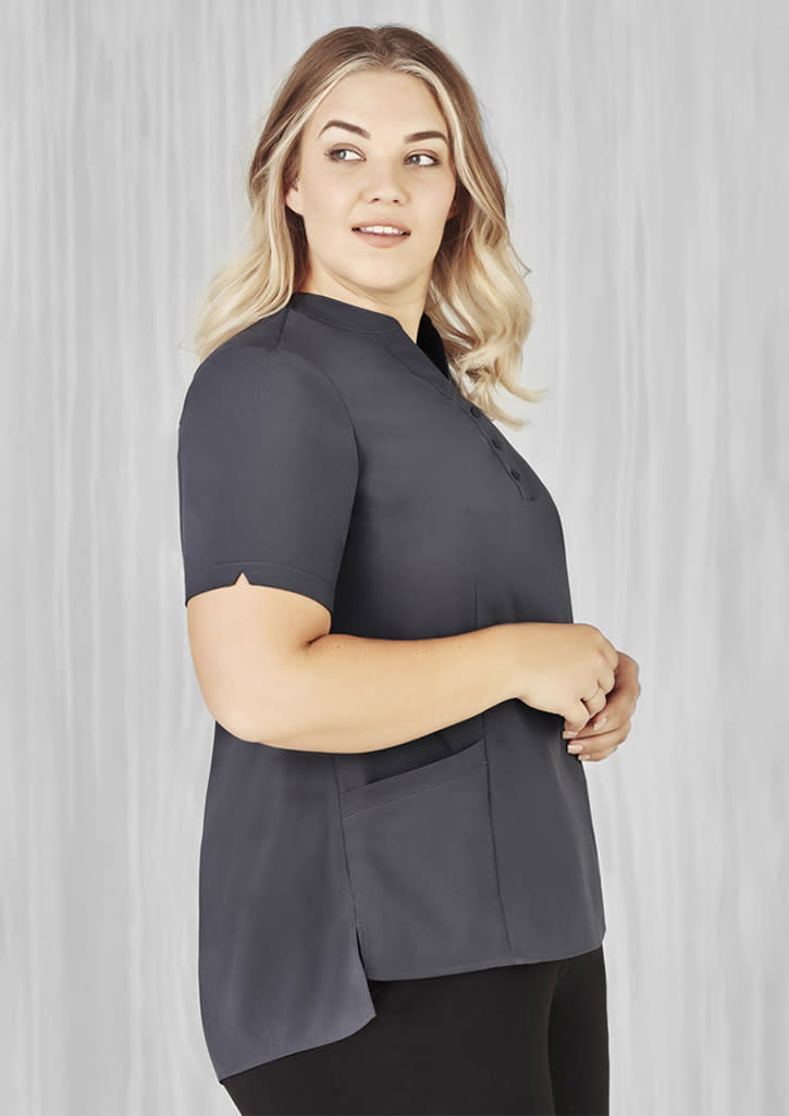 Womens Florence Plain Tunic - CS949LS Image 