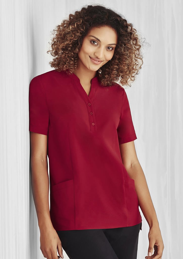 Womens Florence Plain Tunic - CS949LS Image 