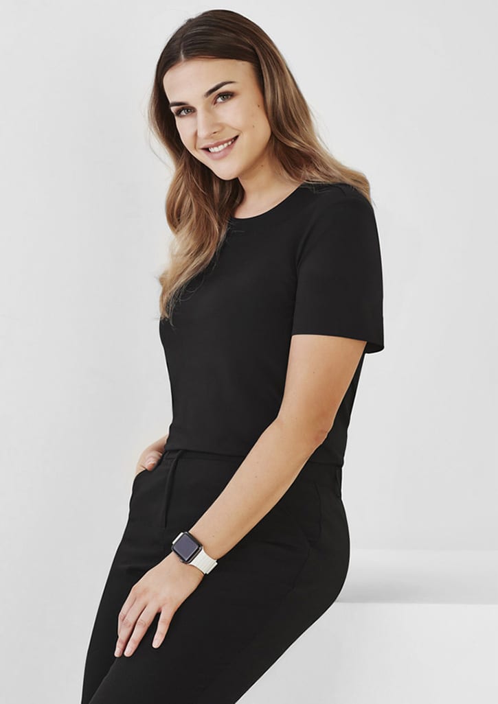 Womens Marley Short Sleeve Jersey Top - CS952LS Image