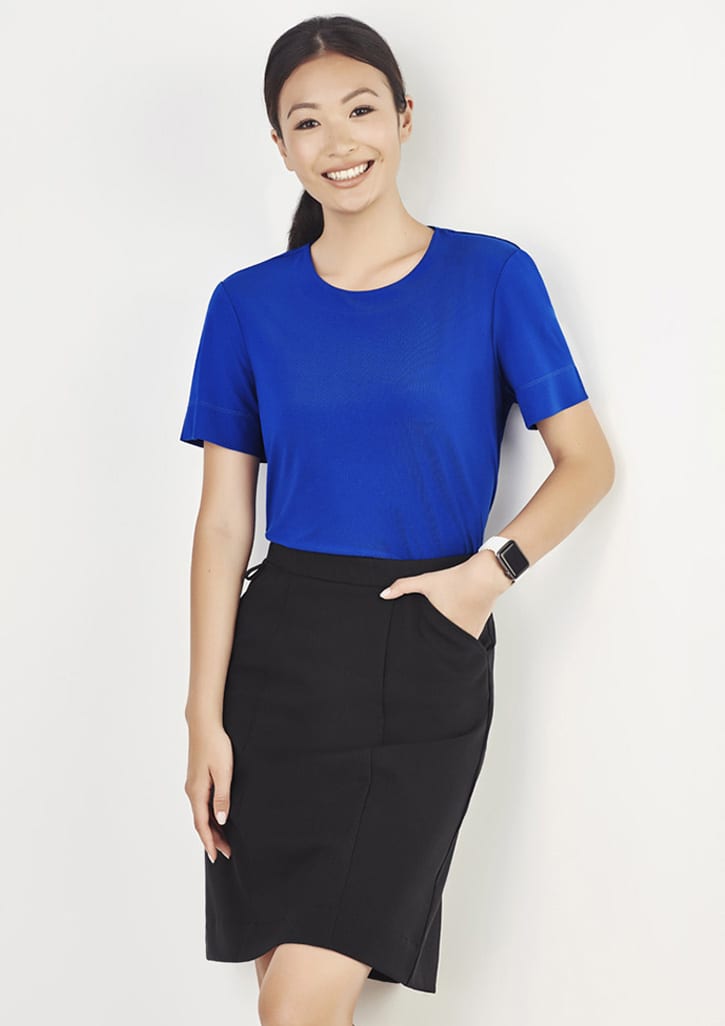 Womens Marley Short Sleeve Jersey Top - CS952LS Image