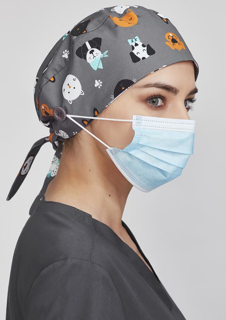Unisex Printed Scrub Cap - CSC245U Image