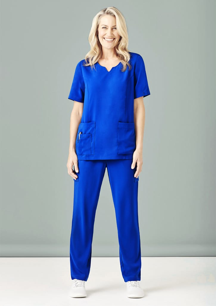 Womens Avery Slim Leg Scrub Pant - CSP943LL Image Electric Blue