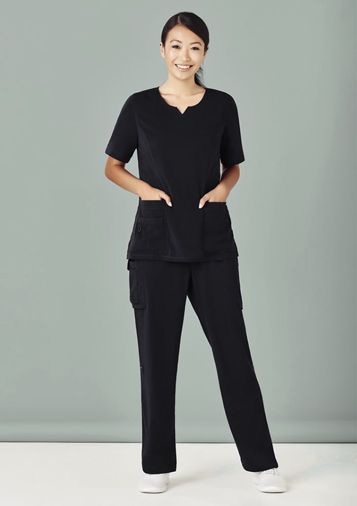 Womens Avery Straight Leg Scrub Pant - CSP944LL Image Black