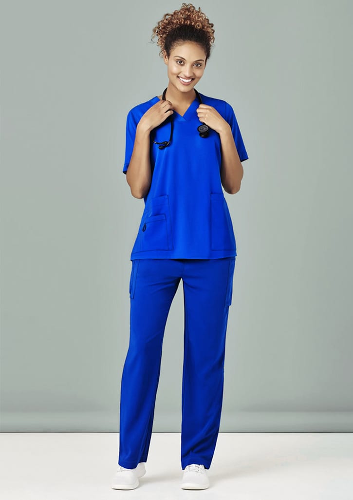 Womens Avery Straight Leg Scrub Pant - CSP944LL Image Electric Blue