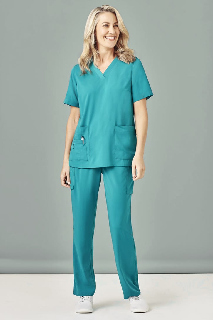 Womens Avery Straight Leg Scrub Pant - CSP944LL Image Teal