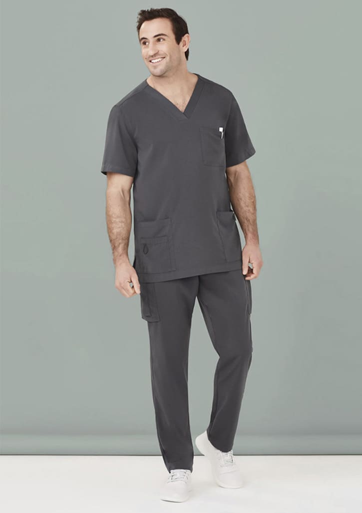 Mens Avery Straight Leg Scrub Pant - CSP946ML Image Charcoal