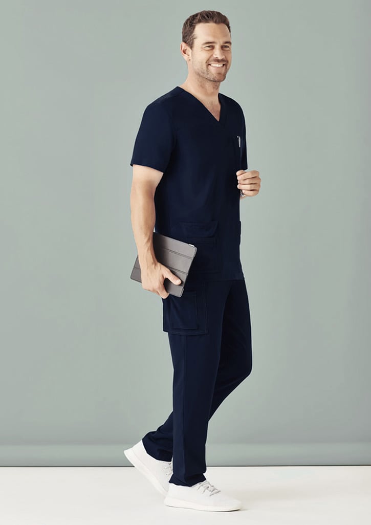 Mens Avery Straight Leg Scrub Pant - CSP946ML Image Midnight Navy