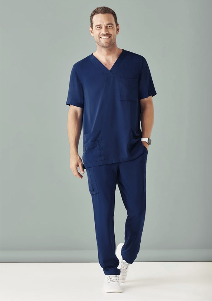 Mens Avery Straight Leg Scrub Pant - CSP946ML Image Navy