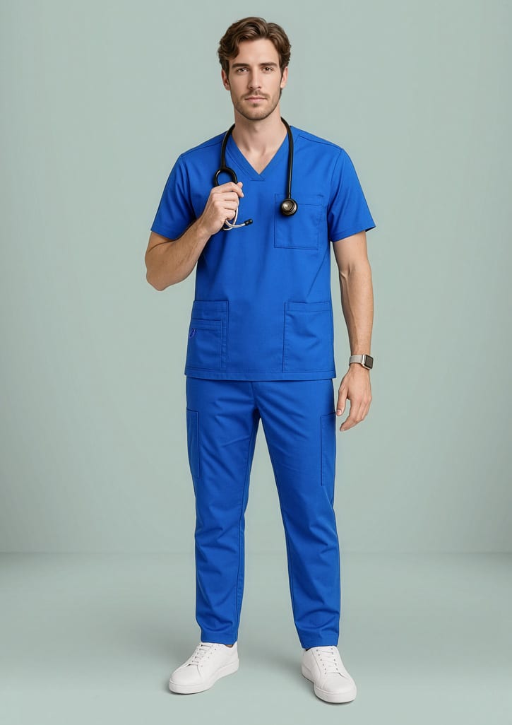 Mens Avery V-Neck Scrub Top FA-CST945MS