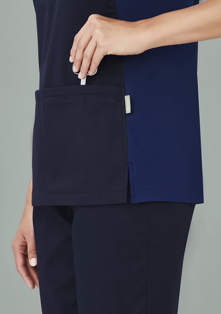 Womens Riley Stretch Scrub Top - CST043LS Image 