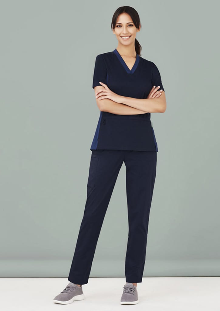 Womens Riley Stretch Scrub Top - CST043LS Image 