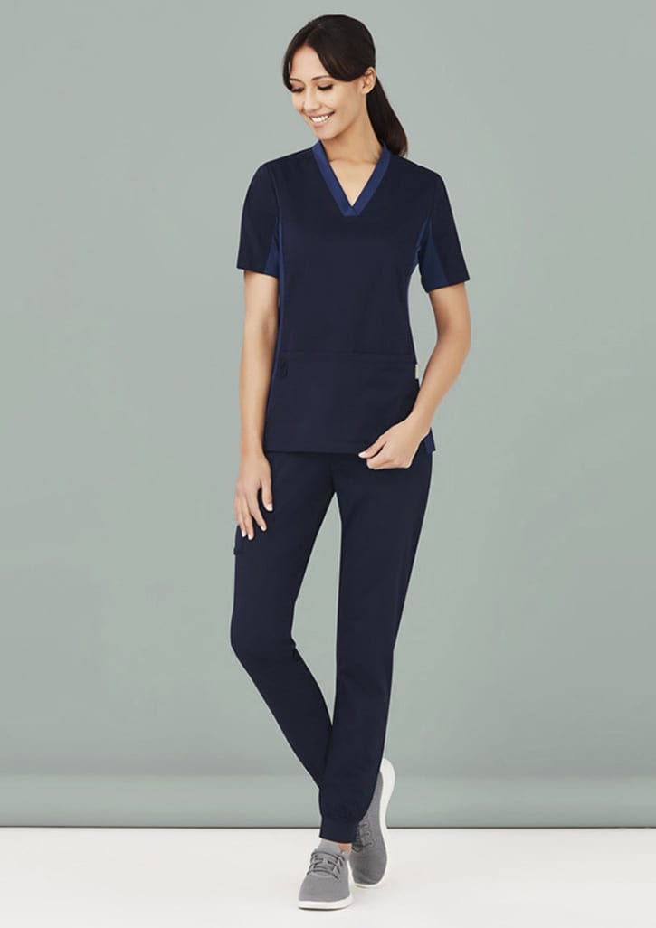 Womens Riley Stretch Scrub Top - CST043LS Image 