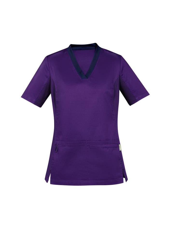 Womens Riley Stretch Scrub Top - CST043LS Image 