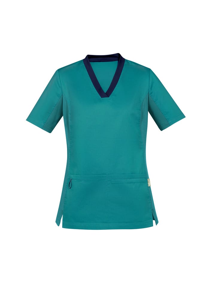 Womens Riley Stretch Scrub Top - CST043LS Image 