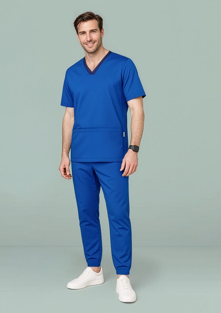 Mens Riley Stretch Scrub Top FA-CST043MS