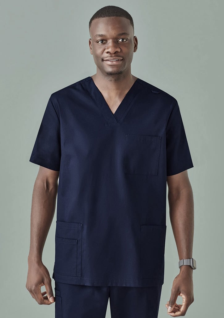 Mens Tokyo Scrub Top - CST141MS Image Midnight Navy