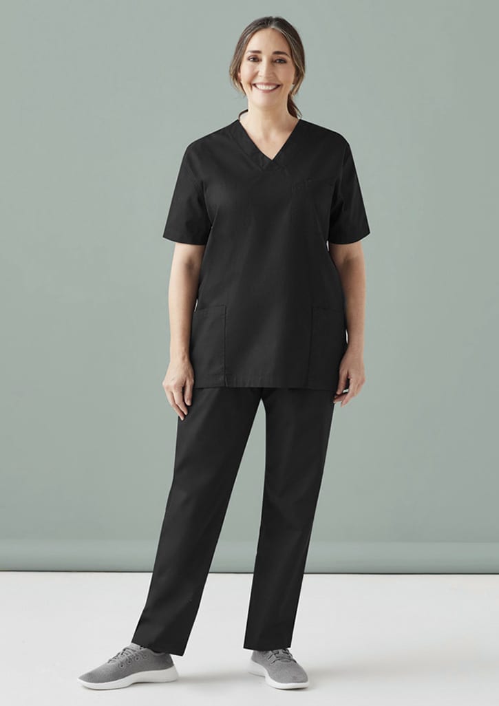 Unisex Hartwell Reversible Scrub Top - CST150US Image Black