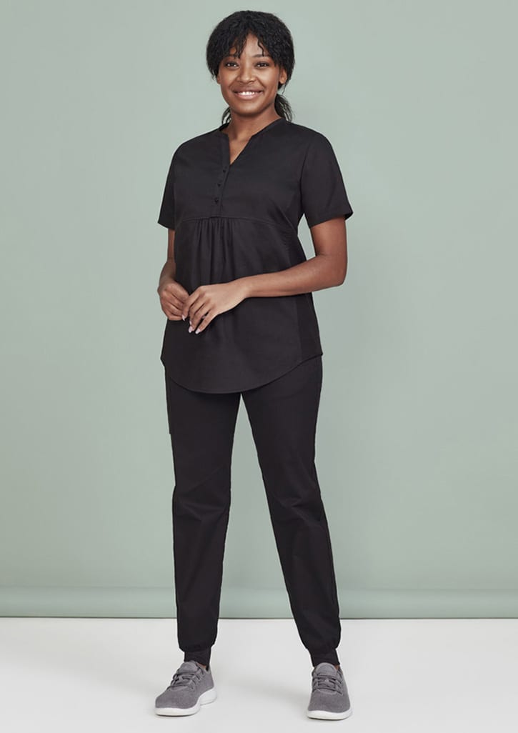 Womens Rose Tunic Scrub Top - CST243LS Image 