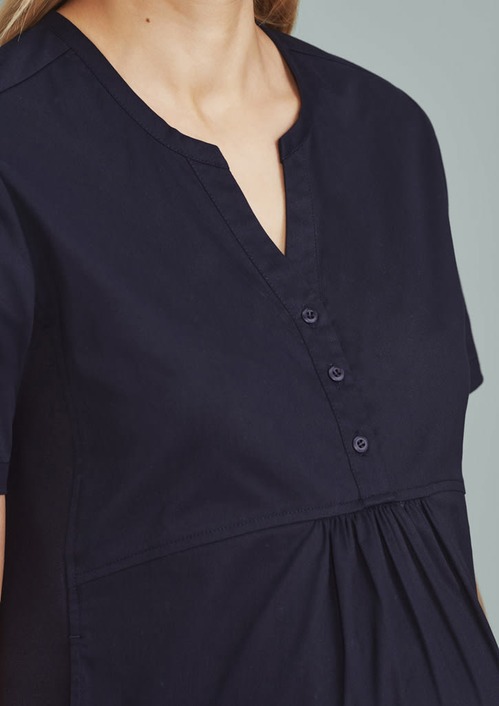 Womens Rose Tunic Scrub Top - CST243LS Image 