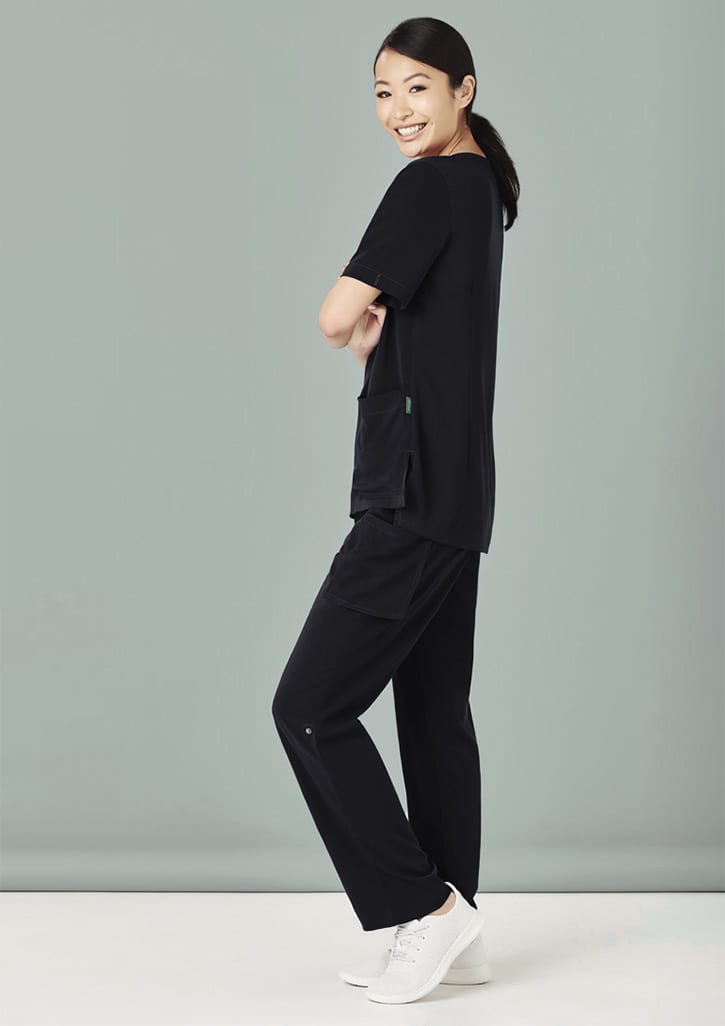 Womens Avery Round Neck Scrub Top - CST942LS Image 