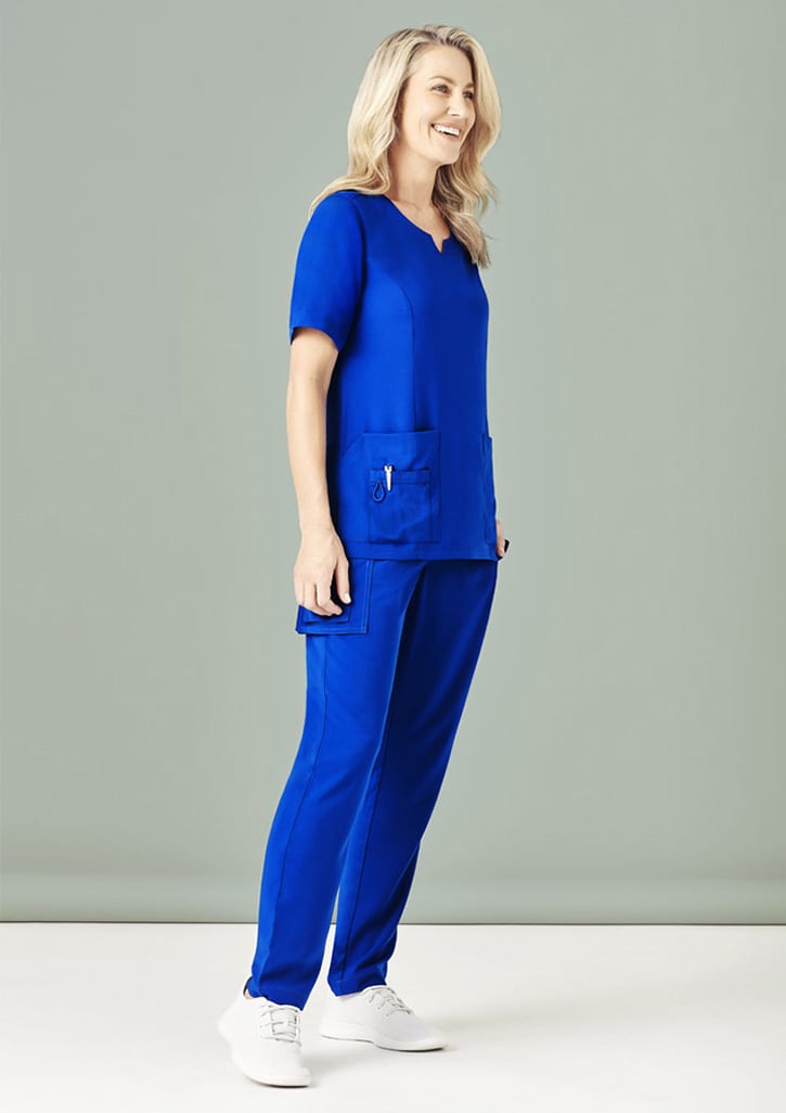 Womens Avery Round Neck Scrub Top - CST942LS Image 