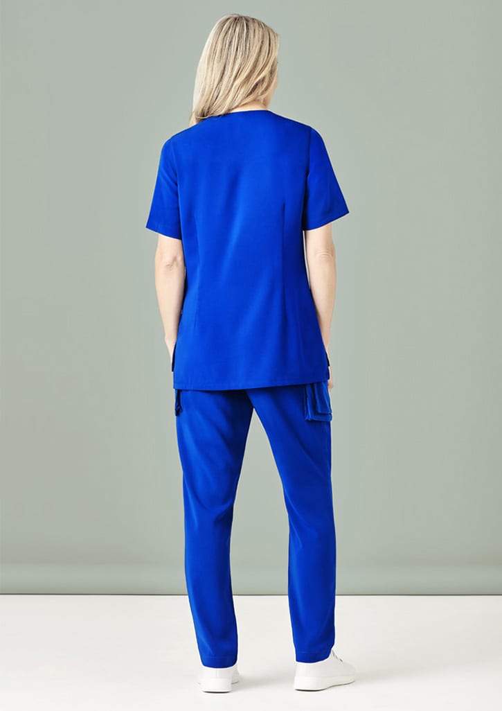 Womens Avery Round Neck Scrub Top - CST942LS Image 