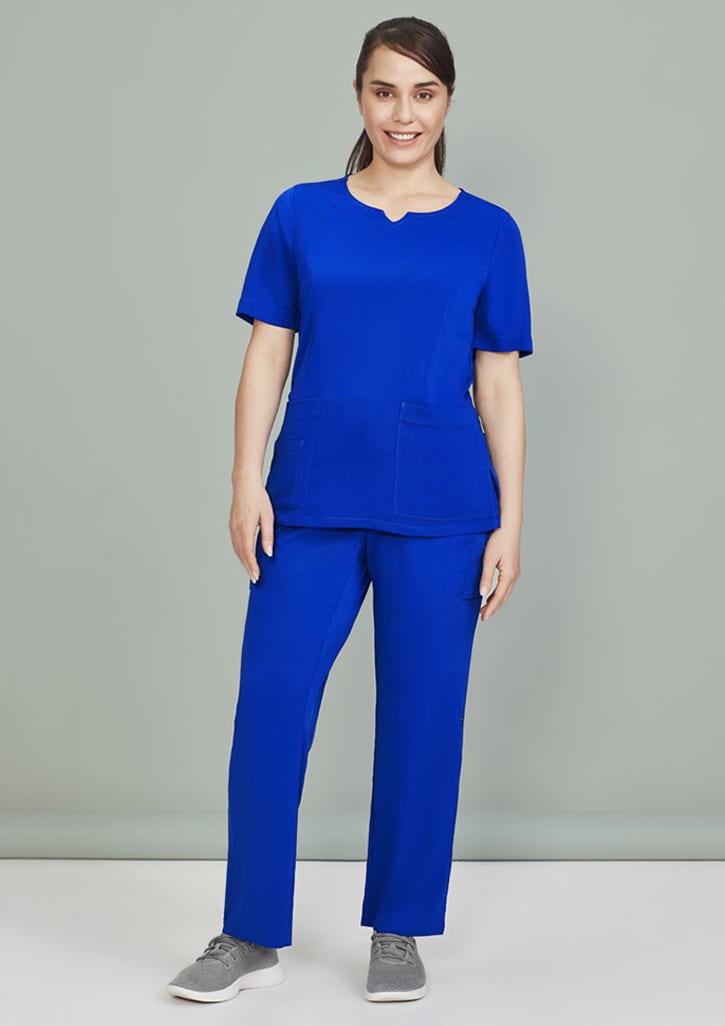 Womens Avery Round Neck Scrub Top - CST942LS Image 