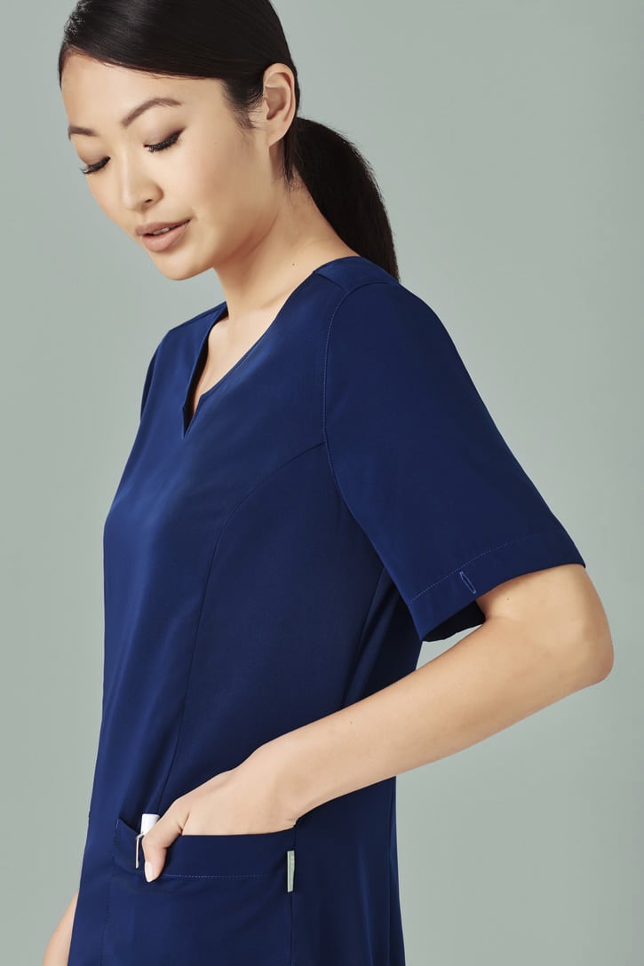 Womens Avery Round Neck Scrub Top - CST942LS Image 