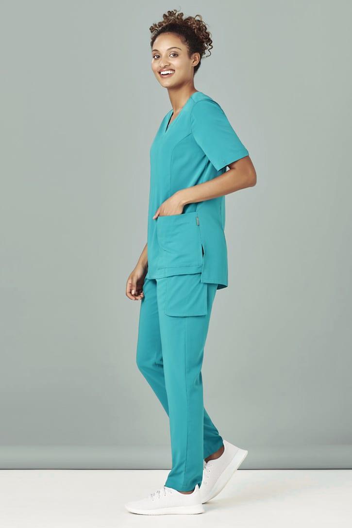 Womens Avery Round Neck Scrub Top - CST942LS Image 