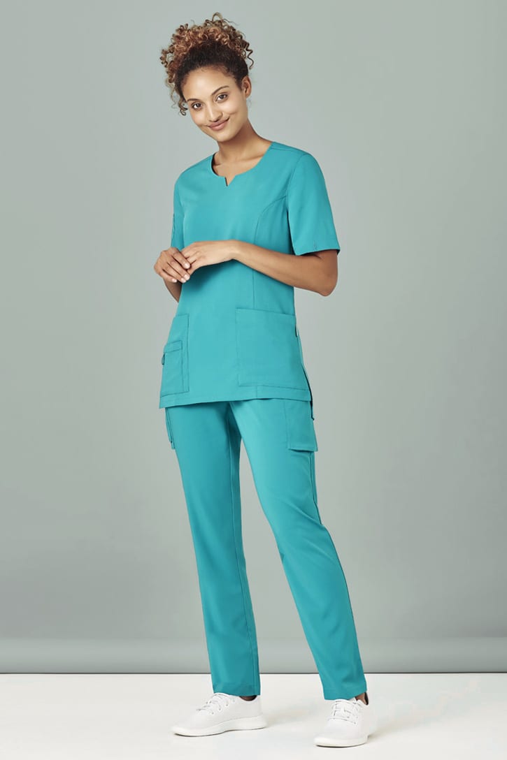 Womens Avery Round Neck Scrub Top - CST942LS Image 