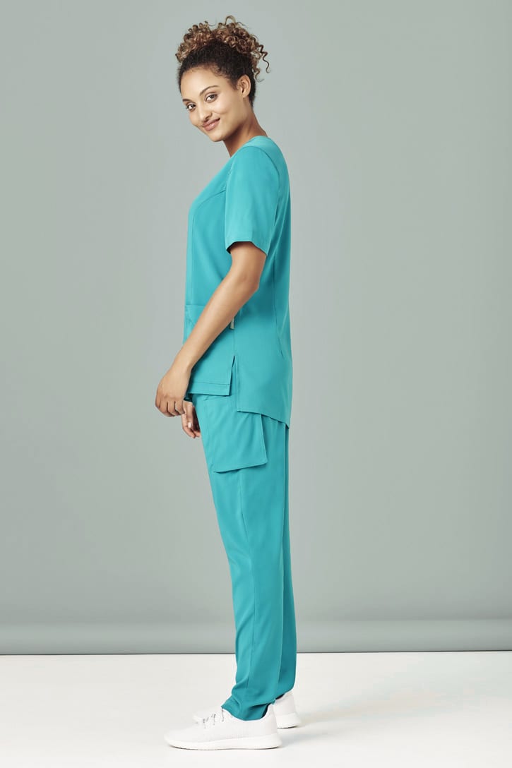 Womens Avery Round Neck Scrub Top - CST942LS Image 