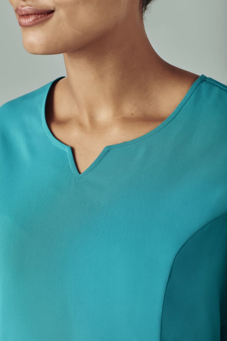 Womens Avery Round Neck Scrub Top - CST942LS Image 