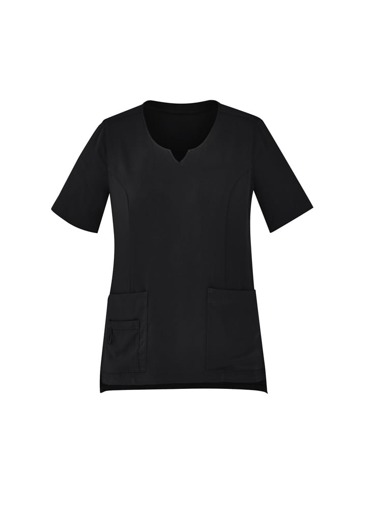 Womens Avery Round Neck Scrub Top - CST942LS Image 