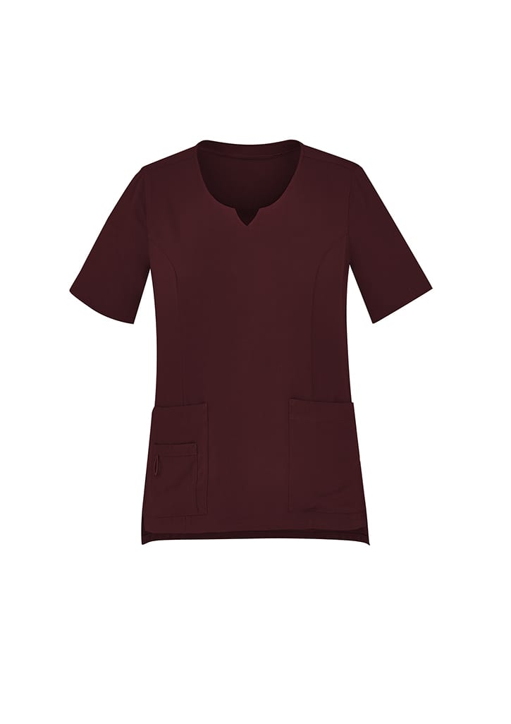 Womens Avery Round Neck Scrub Top - CST942LS Image 