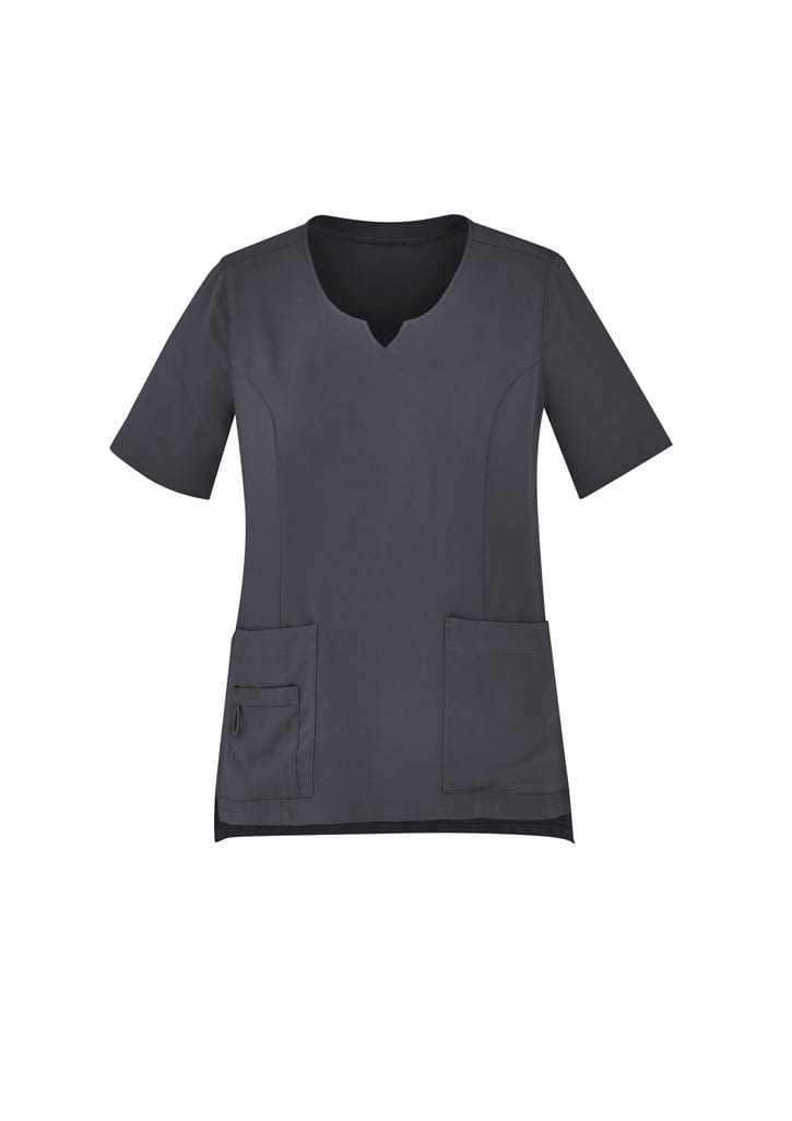 Womens Avery Round Neck Scrub Top - CST942LS Image 